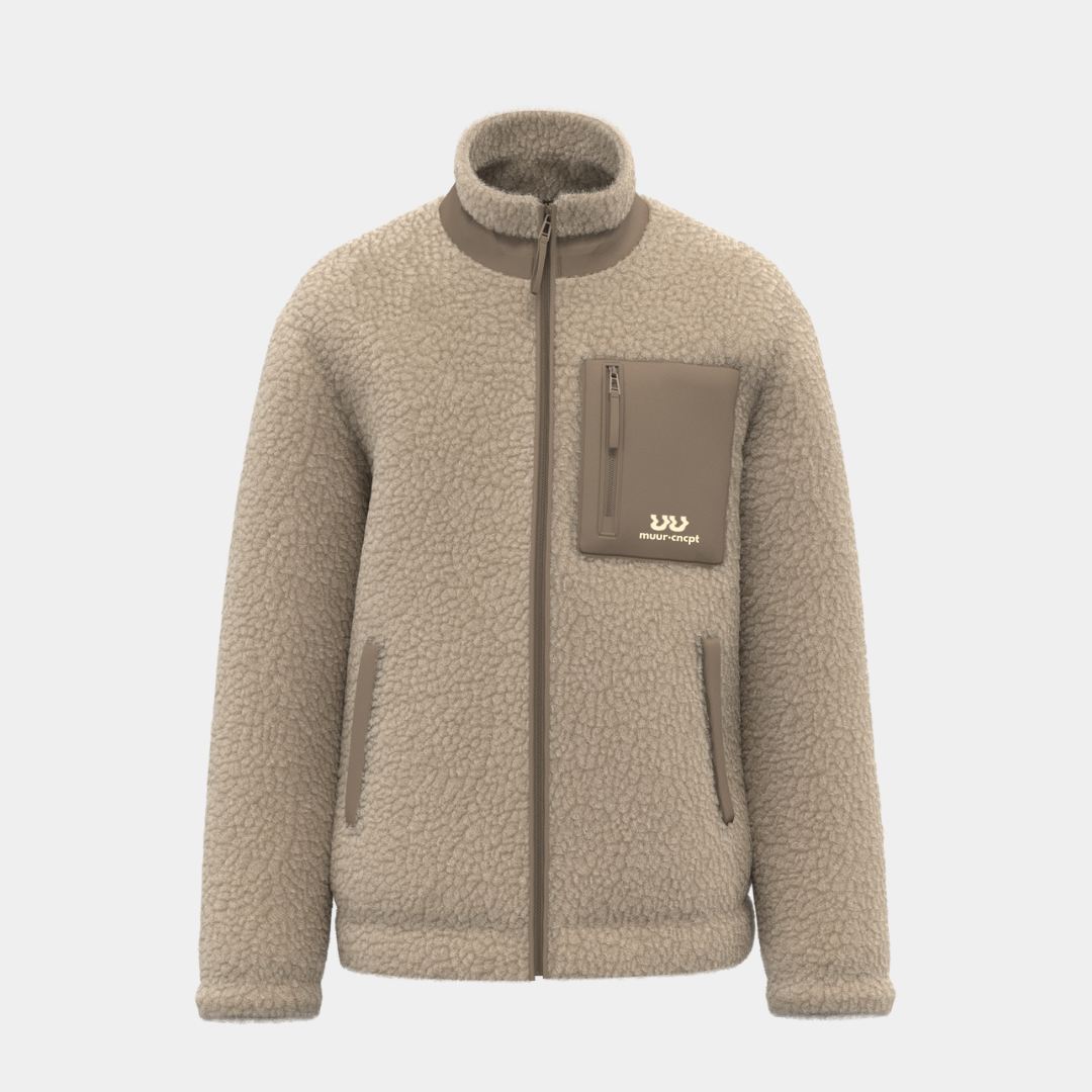 FULL ZIP JACKET SAND