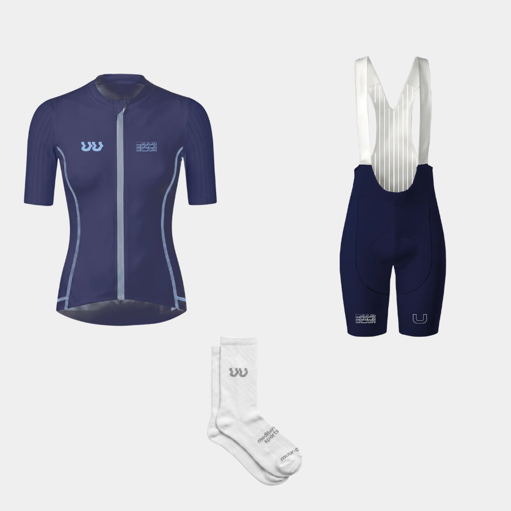 PACK ESSENTIAL WOMEN (MAILLOT + CULOTTE + CALCETINES)
