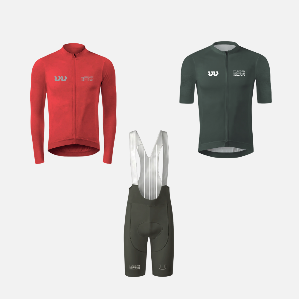 PACK  MEN (MAILLOT LARGO + MAILLOT CORTO + CULOTTE)