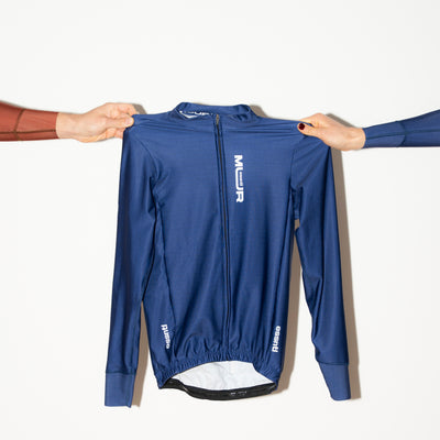 MAILLOT LONG SLEEVE NAVY MEN
